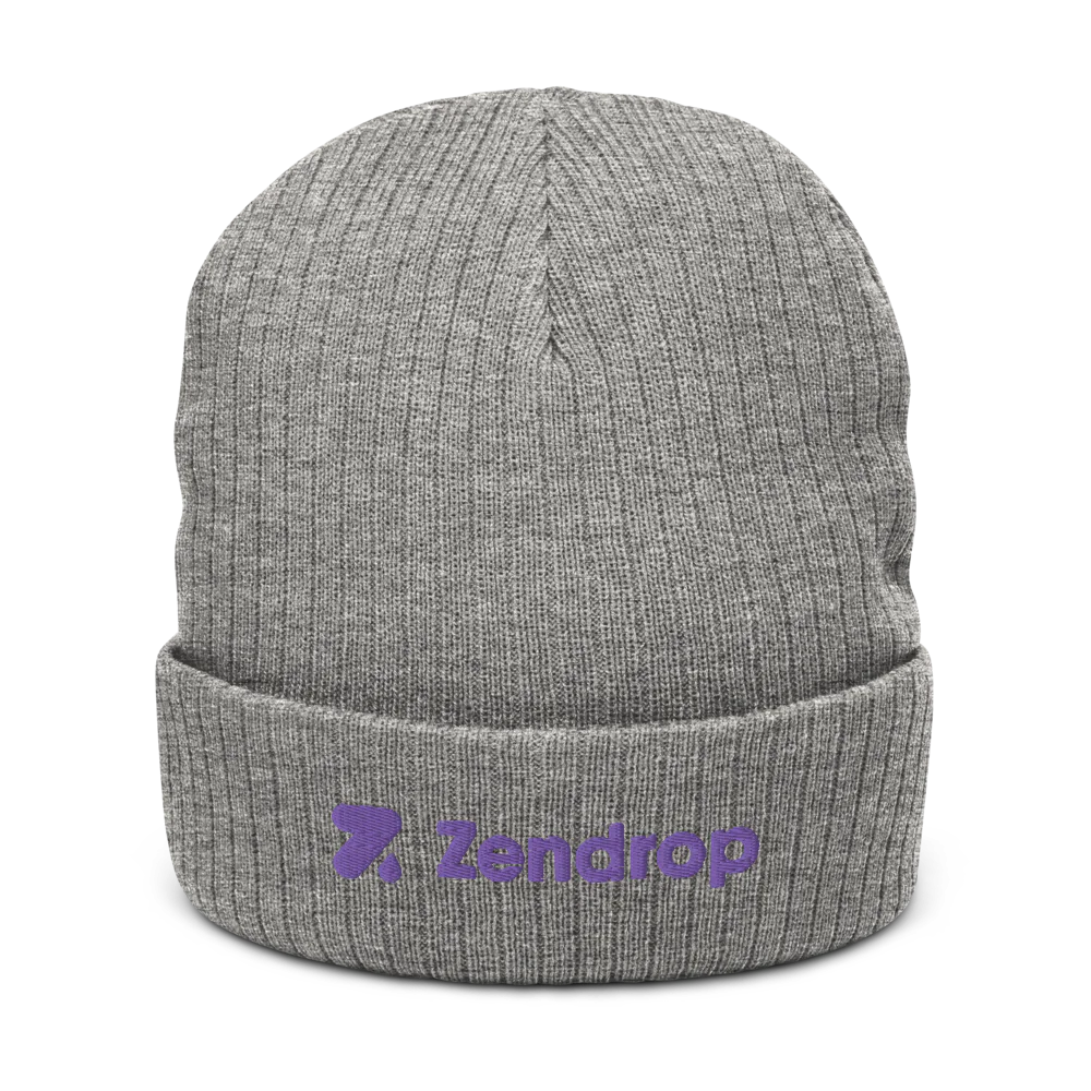 Ribbed Knit Beanie | Atlantis